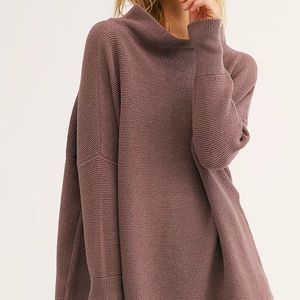 Free People Ottoman Slouchy Tunic - Nutmeg S